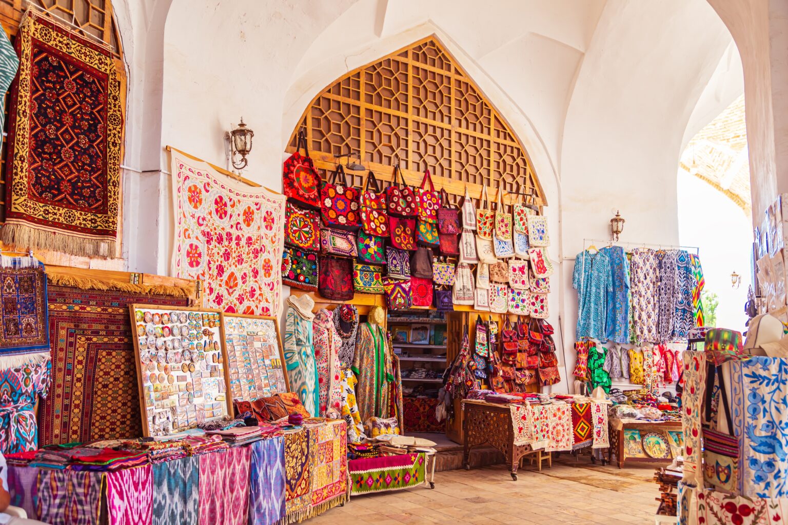 Famous,Trading,Domes, ,The,Main,Market,Of,Bukhara.,Bukhara,