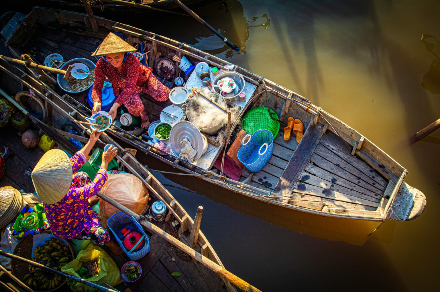 Thomas Tischler Reisen Thailand Markt Boot
